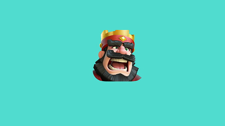 supercell, clash royale, games, 2016 games, colored background, HD wallpaper