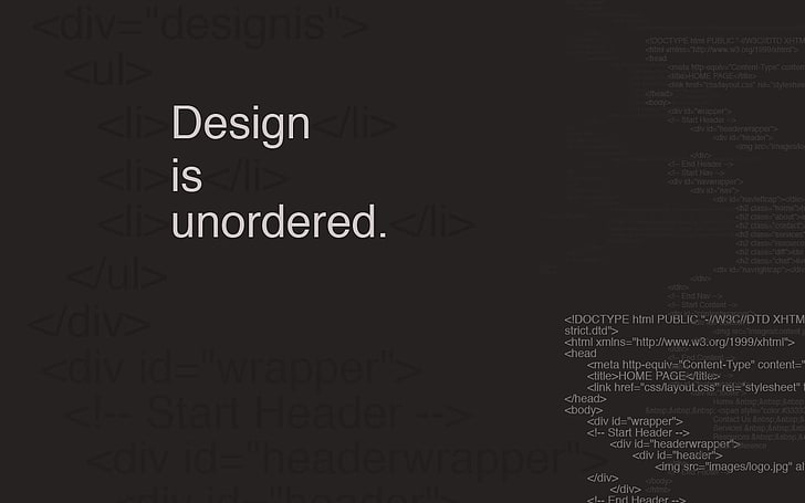 black text with white background, typography, digital art, IT design, HD wallpaper