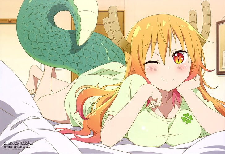 Anime, Miss Kobayashi's Dragon Maid, Tohru (Miss Kobayashi's Dragon Maid), HD wallpaper