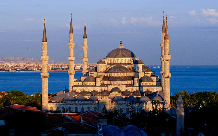 Blue Mosque Of Sultan Ahmed Mosque In Istanbul Turkey Hd Wallpaper 2560×1600, HD wallpaper