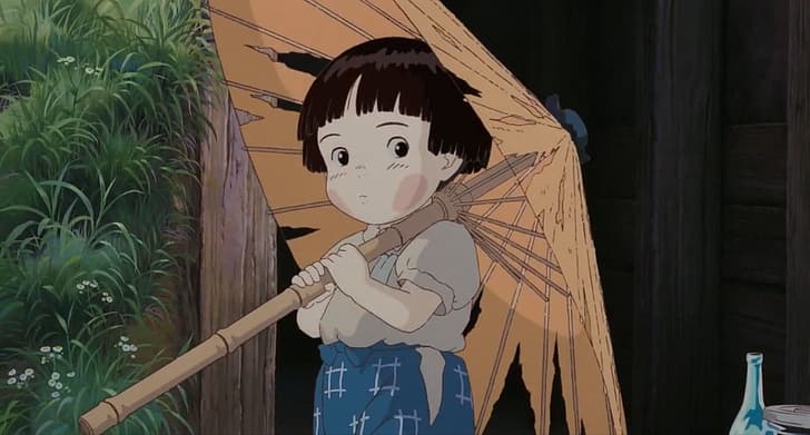 Grave of the Fireflies, anime, Studio Ghibli, children, Japanese Art