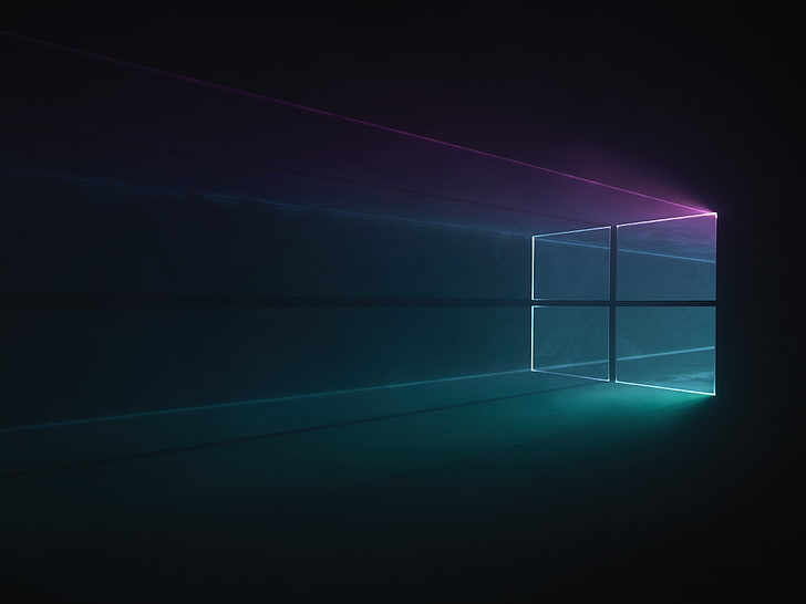 Windows 10, abstract, GMUNK, blue, no people, nature, futuristic HD wallpaper
