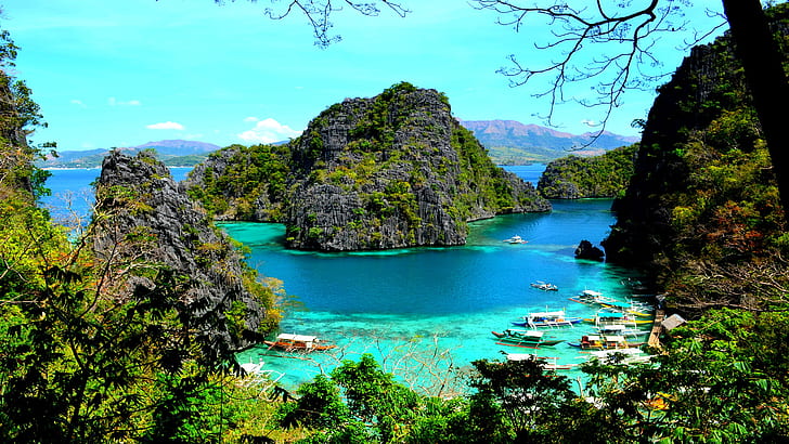 Kayangan Lake, Coron, Palawan 0075, HD wallpaper