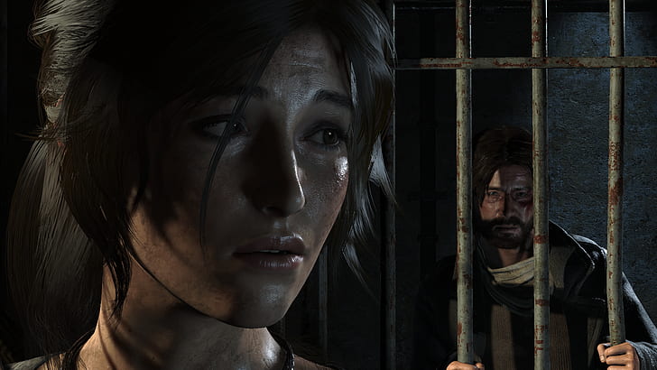 Rise of the Tomb Raider, portrait, prison, punishment, building, HD wallpaper