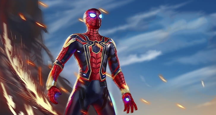 HD wallpaper: spiderman, avengers infinity war, hd, artwork, superheroes |  Wallpaper Flare