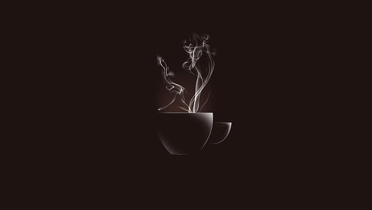 HD wallpaper: coffee, coffee cup, hot drink, minimalism | Wallpaper Flare