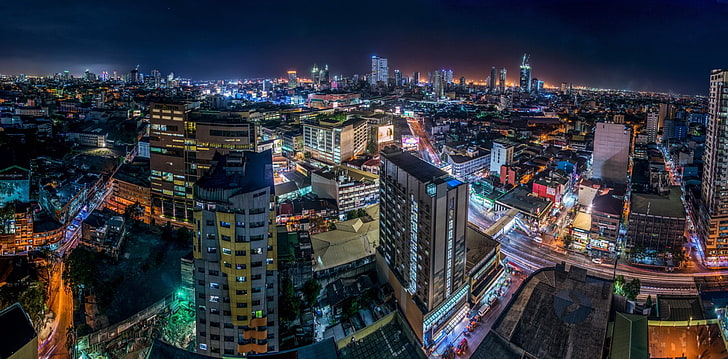 HD wallpaper: Cities, Manila, Building, City, Cityscape, Night, Philippines  | Wallpaper Flare