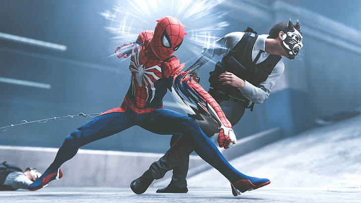 Marvel's Spider-Man Wallpaper 4K, Video Game, PC Games