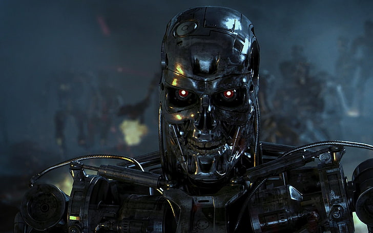 HD wallpaper: Terminator Genesis wallpaper, war, robots, futuristic, horror  | Wallpaper Flare
