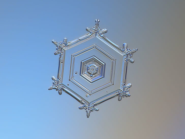 closeup photo of clear glass snowflakes decor, macro, serenity