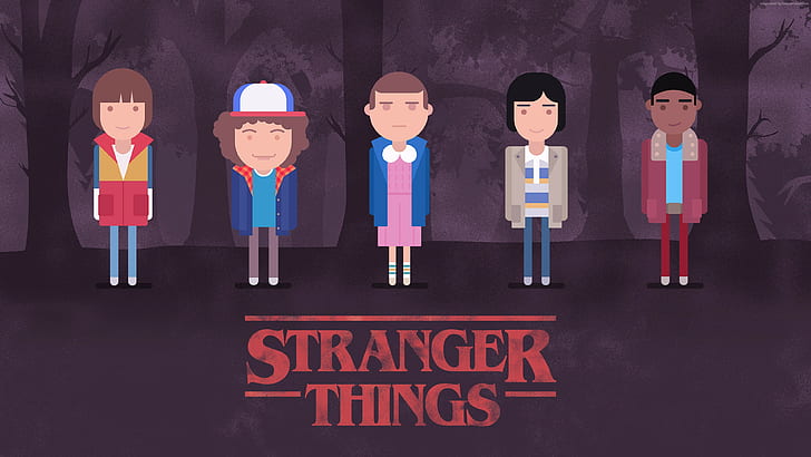 art, Stranger Things, poster, 4K, TV Series, season 2