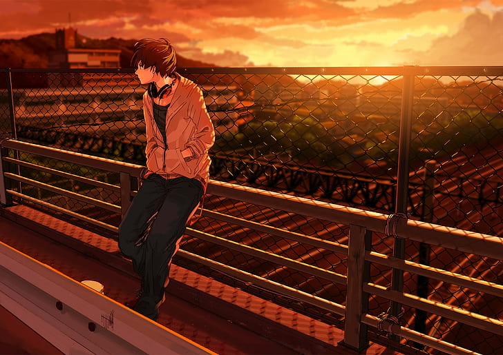 Of anime bridge scenery HD wallpapers  Pxfuel