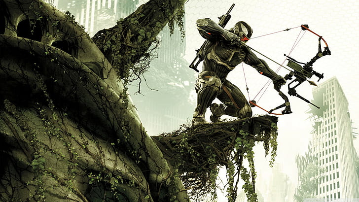 Crysis 3, video games, first-person shooter