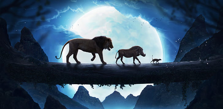 HD wallpaper: Movie, The Lion King (2019), Pumbaa (The Lion King), Simba |  Wallpaper Flare