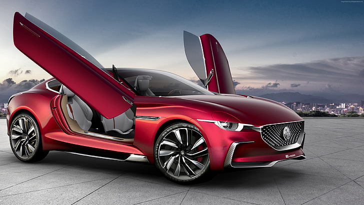 MG E-Motion, electric cars, 2020 Cars, 4k