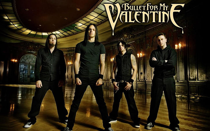 Bullet for my Valentine wallpaper, band, members, hall, rockers, HD wallpaper