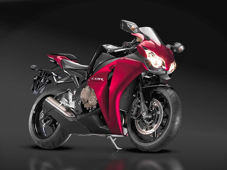 Honda CBR1000RR, pink and black Honda CBR, Motorcycles, transportation, HD wallpaper