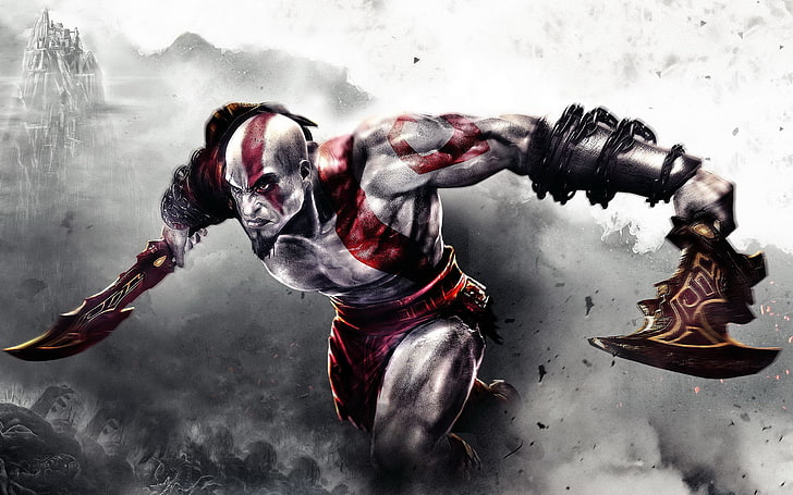 Gears of War wallpaper, God of War, God of War III, video games