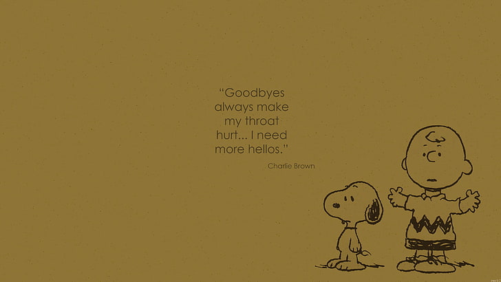 Charlie Brown, quote, Snoopy, text, communication, no people, HD wallpaper