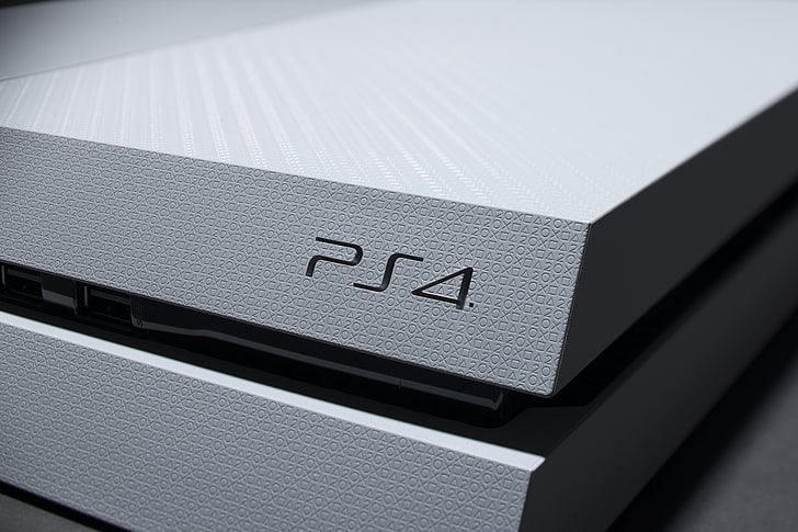gray Sony PS4 Original, game console, playstation 4, technology, HD wallpaper