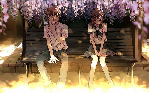 Cute Anime Girl And Boy Wallpaper gambar ke 15