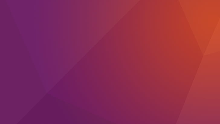 Ubuntu, gradient, minimalism, Linux, HD wallpaper