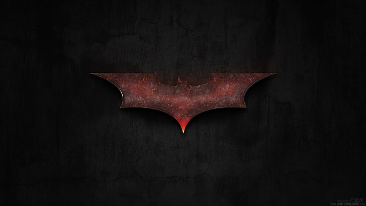 Batman poster, Batman: The Dark Knight, red, studio shot, single object, HD wallpaper