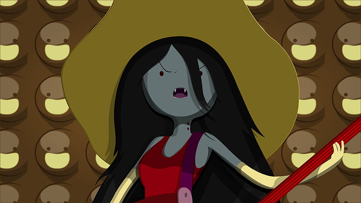 Adventure Time, Marceline the vampire queen, no people, close-up, HD wallpaper