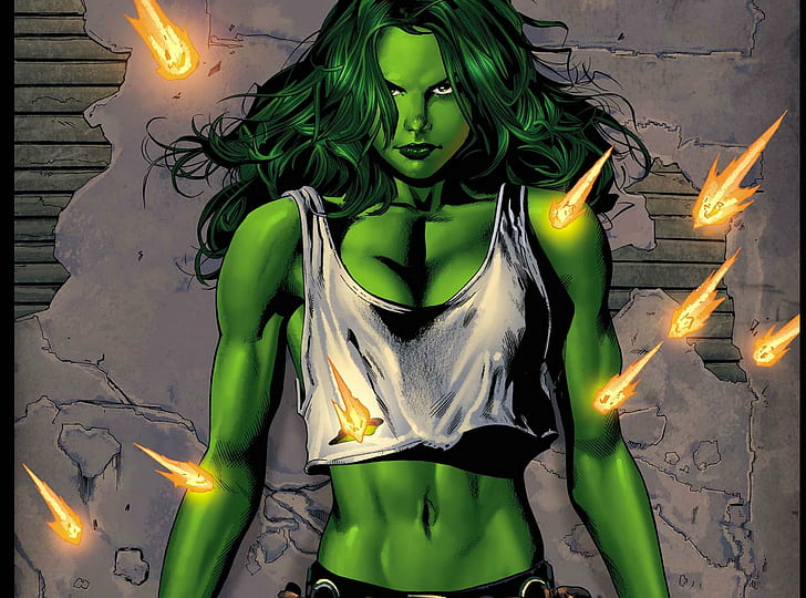 comics, hulk, marvel, she, she-hulk, superhero
