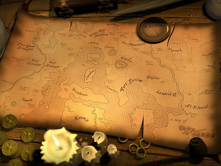 adventure, fantasy, map, runescape, HD wallpaper