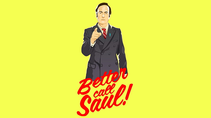 better call Saul! illustration, minimalism, Saul Goodman, TV, HD wallpaper