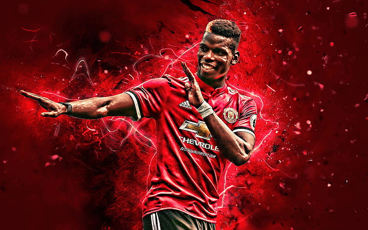 Soccer, Paul Pogba, French, Manchester United F.C.