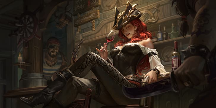 artwork, Miss Fortune, League of Legends, Miss Fortune (League of Legends)