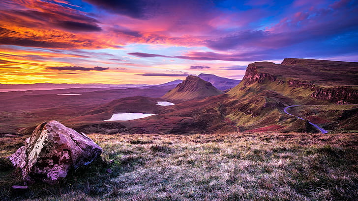 sunset, Scotland, Isle of Skye, HD wallpaper