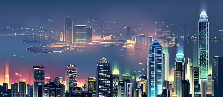 Hong kong skyline 1080P, 2K, 4K, 5K HD wallpapers free download | Wallpaper  Flare