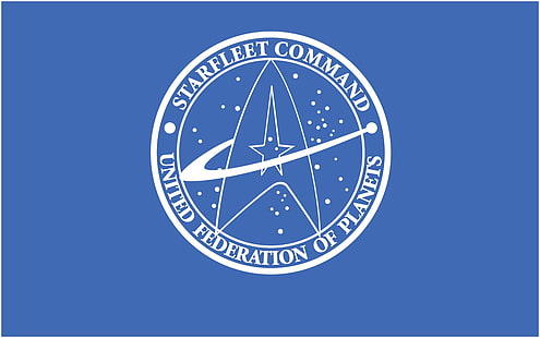 HD wallpaper: United Federation of Planets logo, Star Trek, clock, blue,  time | Wallpaper Flare