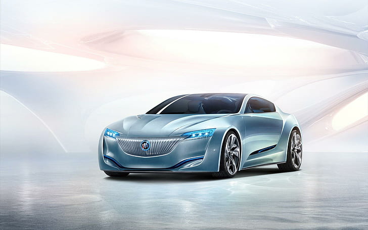 2013 Buick Riviera Concept, blue sports coupe, cars, other cars, HD wallpaper