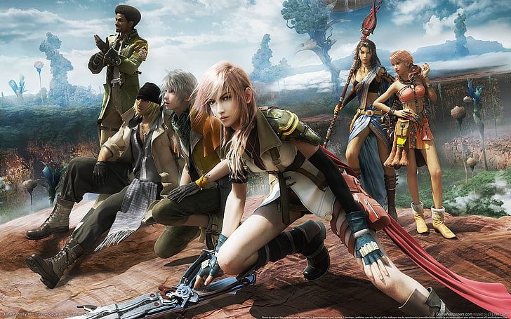 Final Fantasy XIII, Claire Farron, Oerba Yun Fang, Oerba Dia Vanille, HD wallpaper