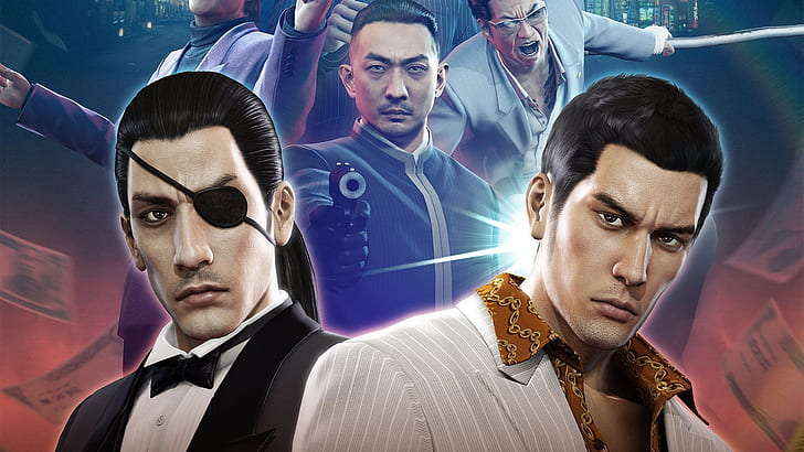 Video Game, Yakuza 0, Goro Majima, Kazuma Kiryu, HD wallpaper