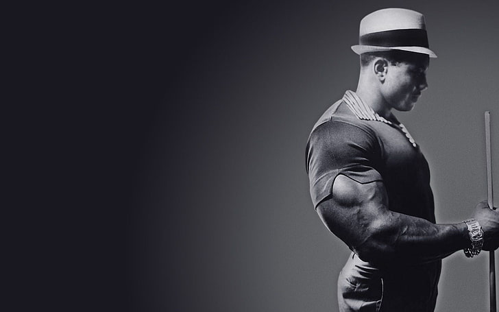 HD wallpaper: men's white hat, Sergio Oliva, monochrome, muscular,  Bodybuilder | Wallpaper Flare