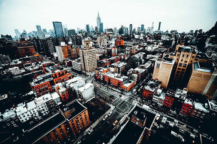 Manhattan, architecture, New York City, HD wallpaper