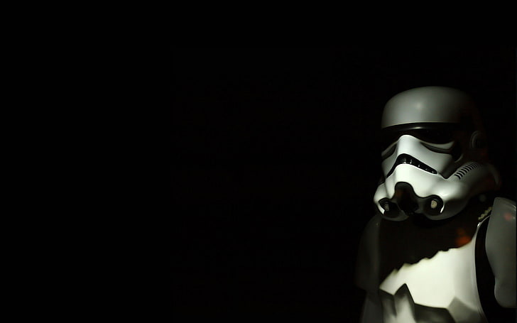 Star Wars Stormtrooper digital wallpaper, attack, george Lucas