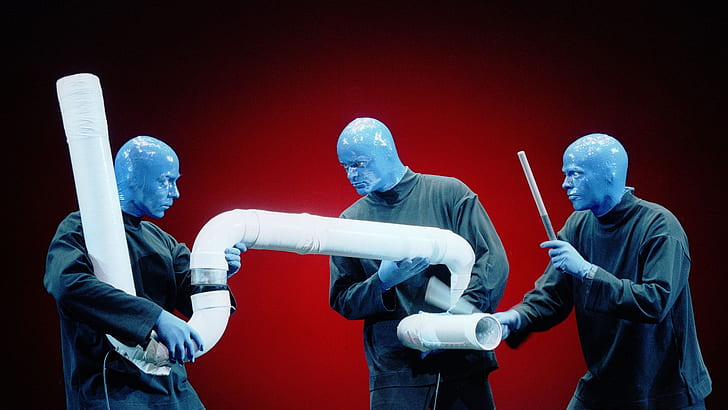 Blue Man Group, , Bald Photoshoot