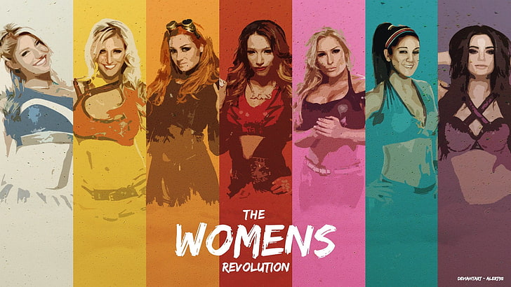 The Womens Revolution, WWE, wrestling, Sasha Banks, Charlotte Flair