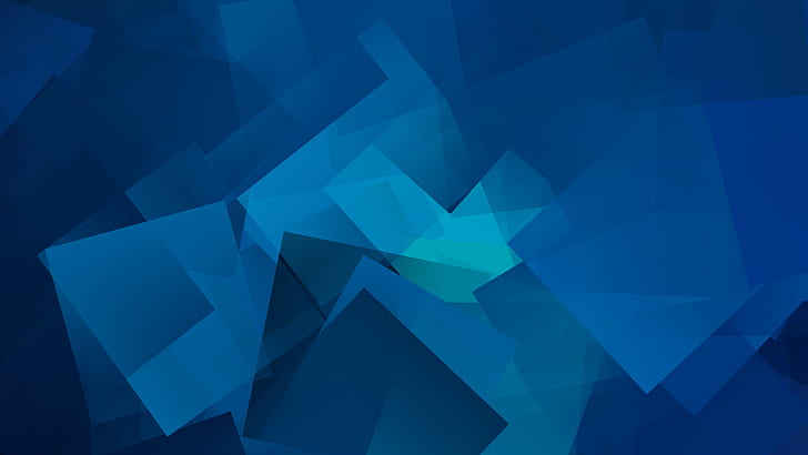 gradient, cube, square, abstract, rave, geometry, HD wallpaper