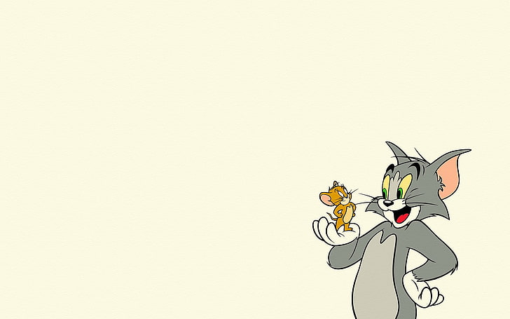 HD wallpaper: Tom & Jerry digital wallpaper, Tom and Jerry, cartoon, copy  space | Wallpaper Flare