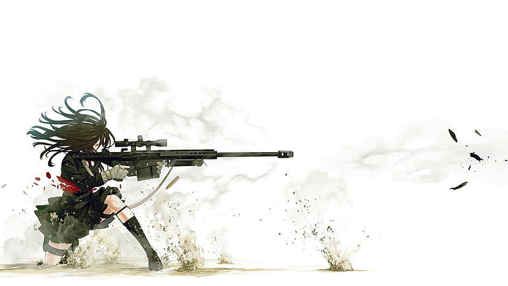 Hd Wallpaper Anime Sniper 4k 8k Ultra Hd Wallpaper Flare