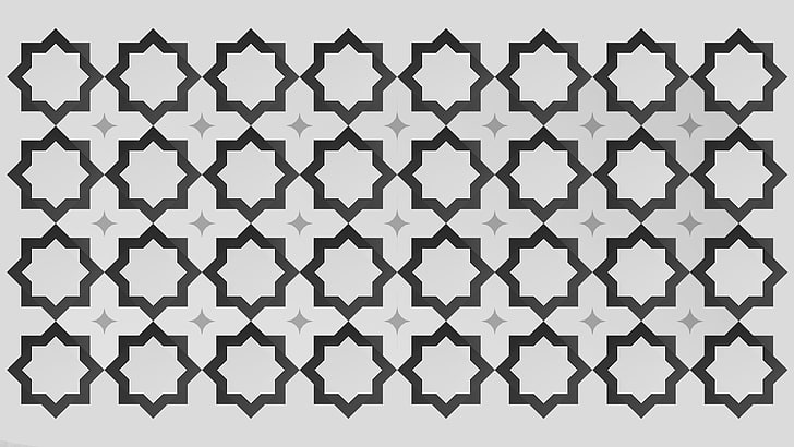 tiles, shapes, minimalism, mirrored, symmetry, simple, pattern, HD wallpaper