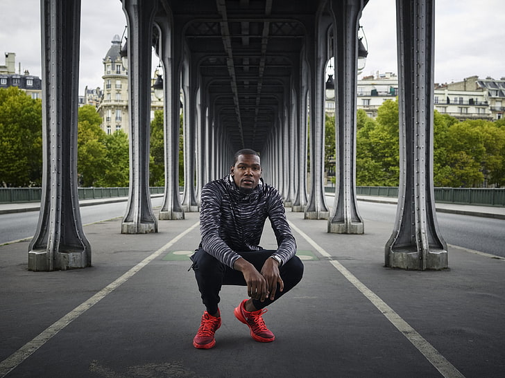 Kevin Durant, sports, sportwear, front view, full length, one person