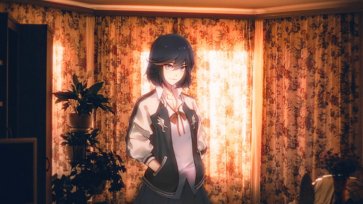 anime, city, 2D, irl, Matoi Ryuuko, Kill la Kill, one person, HD wallpaper